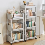 Детская книжная полка, игрушка для домашнего использования, система хранения, чтение, тележка, простой книжный шкаф