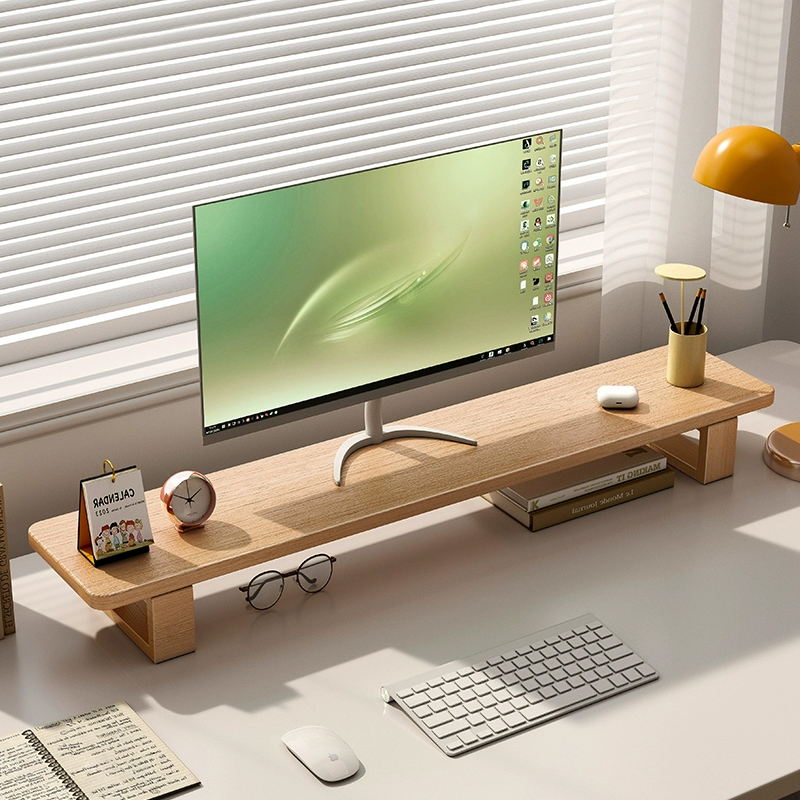 Display heightening rack solid wood table Shelf notebook computer bracket containing home desktop screen bay-Taobao