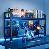 Настольный стеллаж для хранения, комната для киберспорта, компьютерный стол, доска с отверстиями, книжная полка, многослойный студенческий стол в общежитии, многослойная полка для хранения