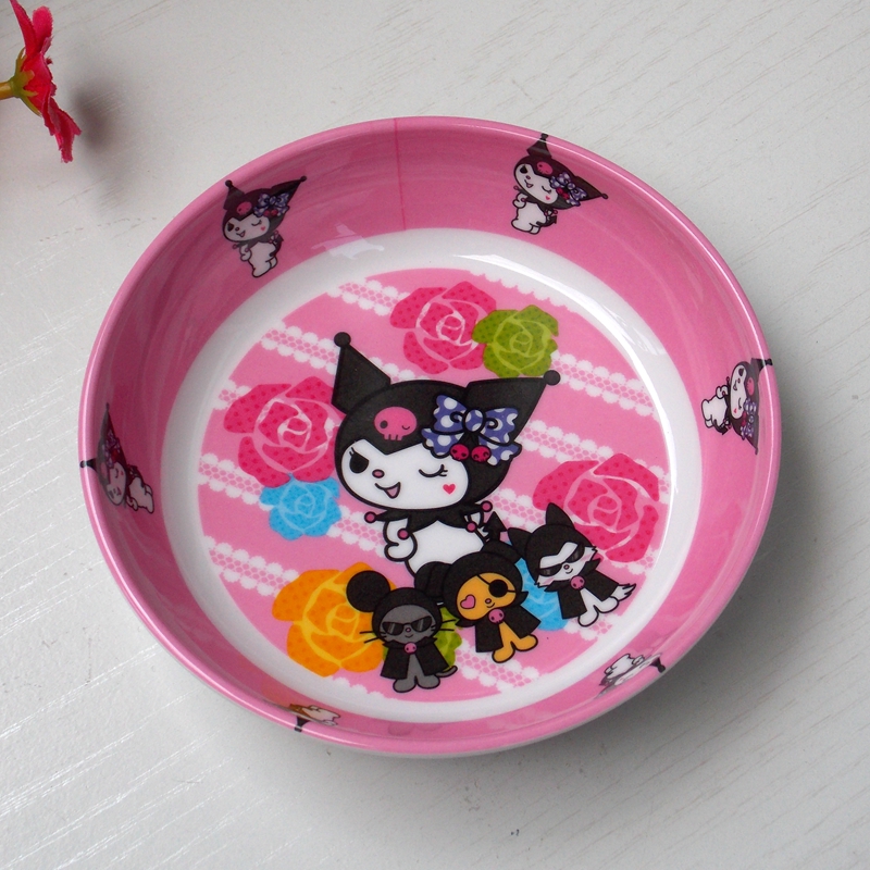 Kuromioriginality Cartoon keroppi Easy bear Melamine Small dish Snack plate Cake dish Saucer Small fruit plate