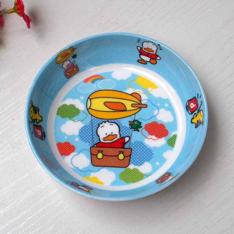 Ducklingoriginality Cartoon keroppi Easy bear Melamine Small dish Snack plate Cake dish Saucer Small fruit plate