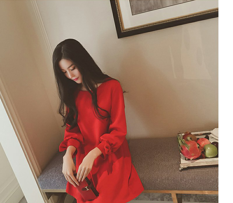 Quần áo bà bầu mùa thu mới phiên bản Hàn Quốc của những chiếc áo rộng kích cỡ áo sơ mi chạm đáy áo cotton cho bà bầu shop bầu đẹp