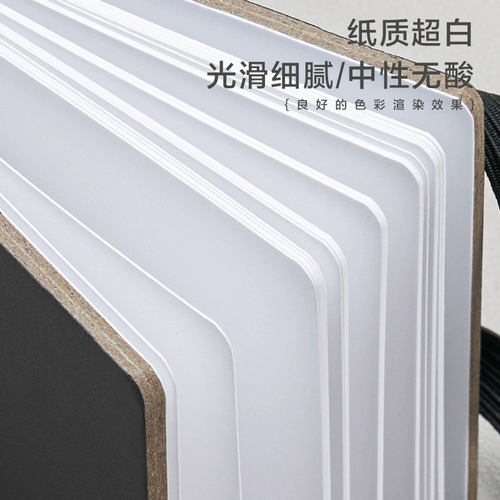 Портативная акварель, квадратный маркер, маленькая переносная книга с картинками для путешествий, 200G