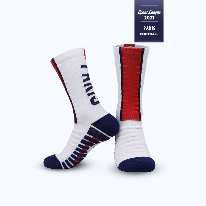 2122 Paris Saint-Germain football socks mid-tube towel bottom Messi No. 30 Mbappe Neymar elite socks
