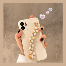 Pearl hand chain Huawei mate40pro mobile phone case mate30 all-inclusive lens nova4 3 2S liquid silicone mate20 10 protective cover 5pro female