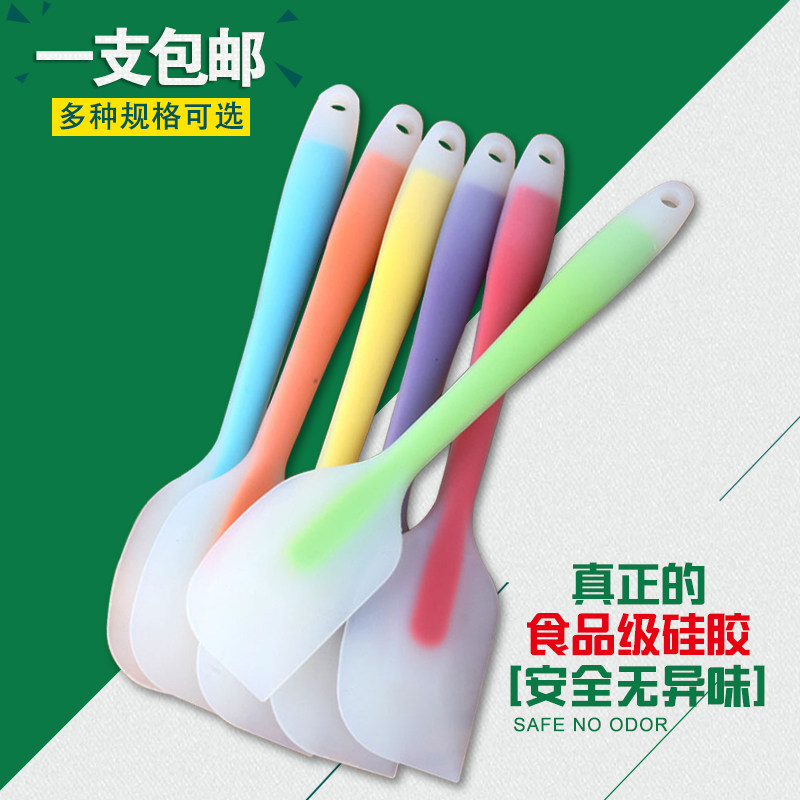 Silicone integrated scraper translucent large resistant high temperature resistant cake cream Raking Baking Tool Cake Tool