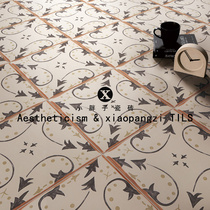 Nordic beige 300x300 small flower brick toilet kitchen anti-slip floor tile retro wall brick Mind balcony tile