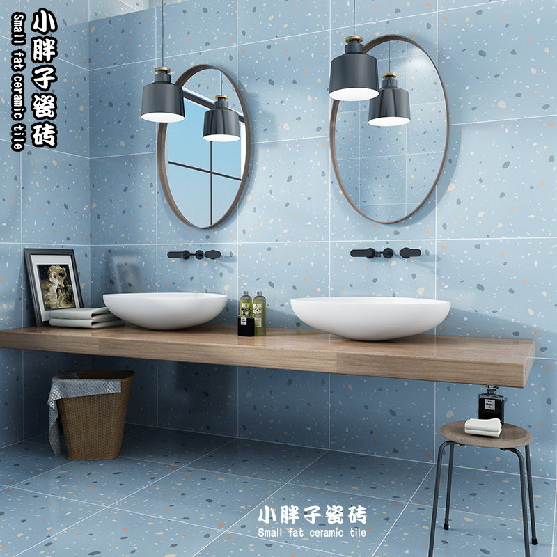 Color Watergrindstone Anti-slip tiles Inwind 600x600 Guest Restaurant Balcony Modern Minimalist Toilet Wall Tiles-Taobao