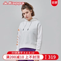 KAPPA Kappa vuông tiêu chuẩn chuỗi áo len nữ thương hiệu đoạn ngắn giản dị áo dài tay áo hoodie 19 mới K0922MT24 - Thể thao lông cừu / jumper áo thun tay dài nam cao cấp
