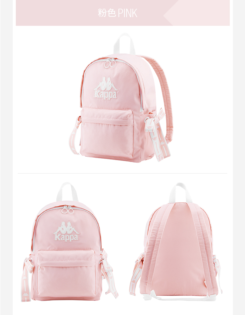 Kappa Kappa Women Ba lô Thời trang Hồng Sweet Bow Casual Bag 19 Mới K0928BS27 - Ba lô local brand balo