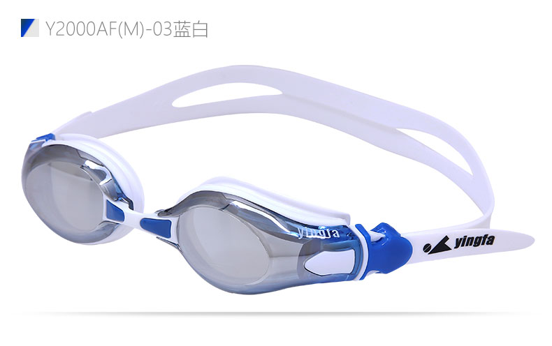 Anh tóc lớn hộp kính tráng HD chống sương mù chống thấm nước chuyên nghiệp mềm thiết bị kính bơi unisex - Goggles mua kính bơi