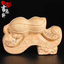 Walnut peanut ornaments life the best business home gifts living room desk cashier ornaments