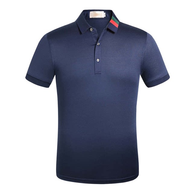 2019BrandQuality Cotton Polo Shirt MenSolidSlimFitSho