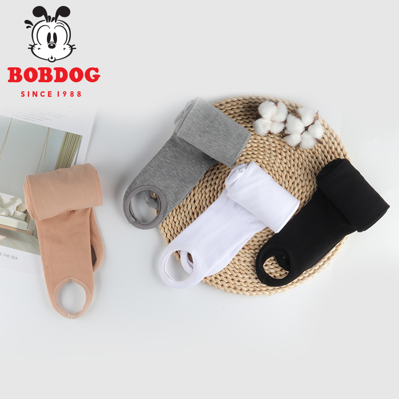 Girl Pants Socks Spring Fall Baby Hit Bottom Pants On Foot Thin White Mid-Thick Silo Socks Dance Socks