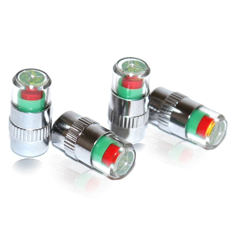 Car tire nozzle cap Aluminum alloy tire pressure monitoring cap Air