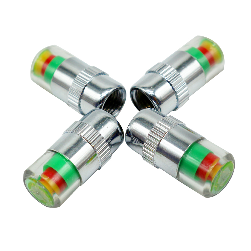 Car tire nozzle cap Aluminum alloy tire pressure monitoring cap Air