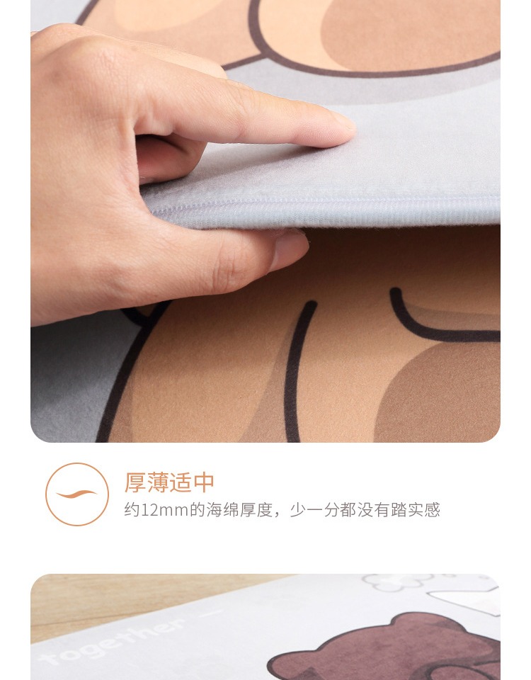Thảm nhà bếp, nước và dầu, thảm, thảm sàn, thảm cửa, cửa, cửa chống trượt, thảm chân, thảm, phòng ngủ gia đình - Thảm sàn chiếu xốp gấp