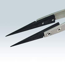 Taiwan Baogong non-magnetic tweezers head 5TZ-300A B anti-static round tip carbon fiber tweezers replace plastic tweezers