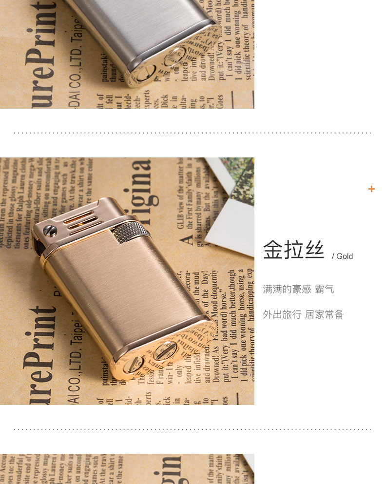 Trưởng nhóm dầu hỏa nhẹ hơn bánh xe nhẹ nam gió cá tính sáng tạo chữ cổ điển retro cổ điển - Bật lửa bật lửa dupont