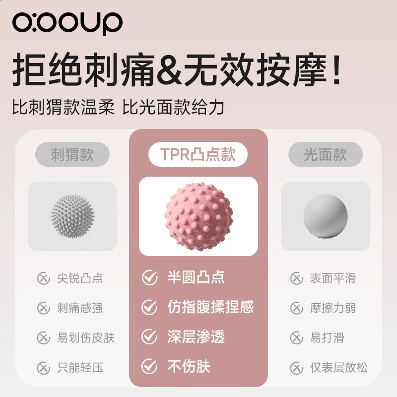 中欧 Brand TPR fascial relaxation ball, foot massage peanut ball, double ball press arch trainer