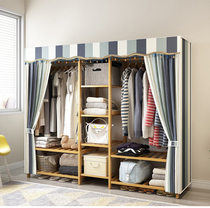 Xinghe Jiayuan Nanzhu fabric wardrobe Oxford reinforced thickened simple rental room with thickened cover strong and durable