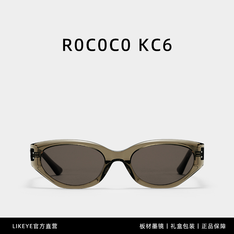 ROCOCO 張若南同型サングラス レディース 2024年新作 GM キャットアイサングラス 近視 紫外線対策 日焼け防止