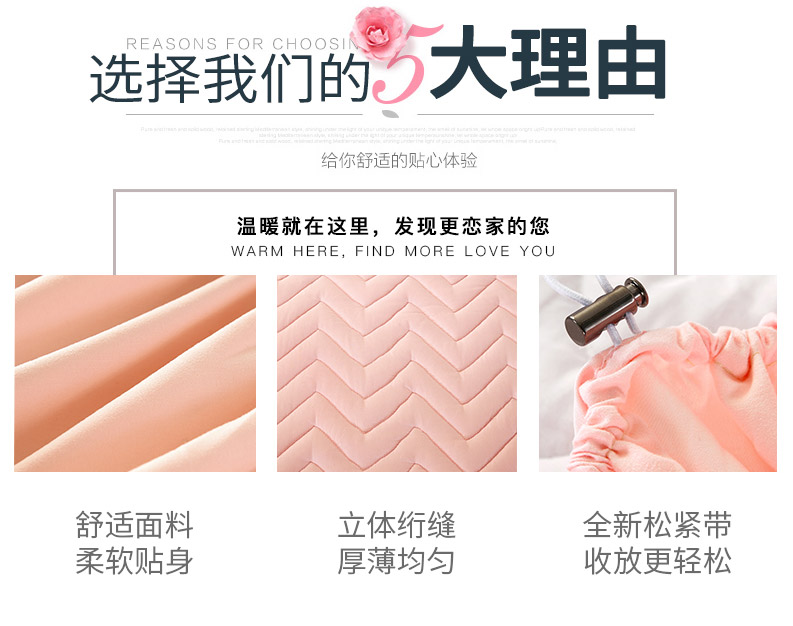 Tấm trải giường bằng vải bông trải giường Bắc cực chống trượt Simmons bọc nệm 1,8m1,5 m trải giường dày phủ bụi - Trang bị Covers Ga phủ giường