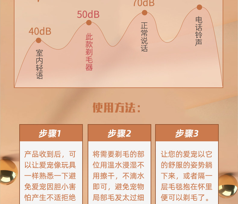 Машинка для стрижки животных 玄鸟宠物剃脚毛器猫咪狗狗电推神器泰迪修剪脚底剪毛修脚剃毛推子 Fenice