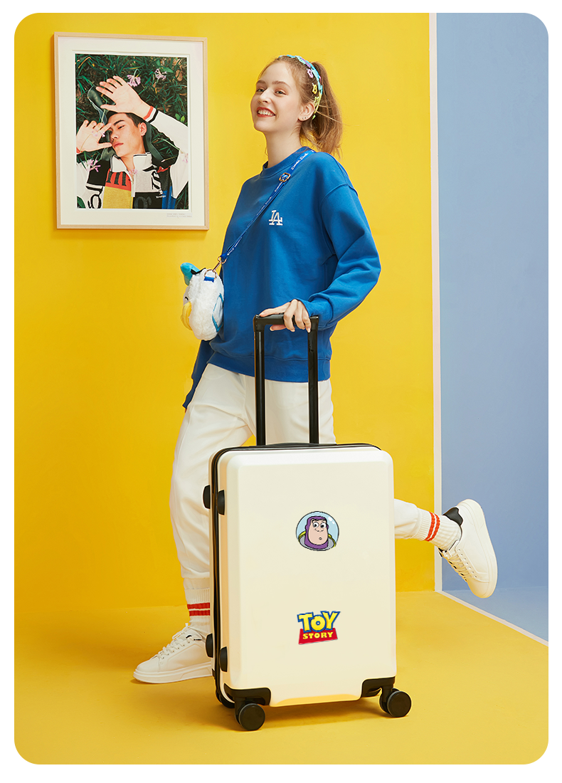 迪士尼兒童行李箱男孩20寸玩具總動員系列卡通可愛旅行拉杆箱