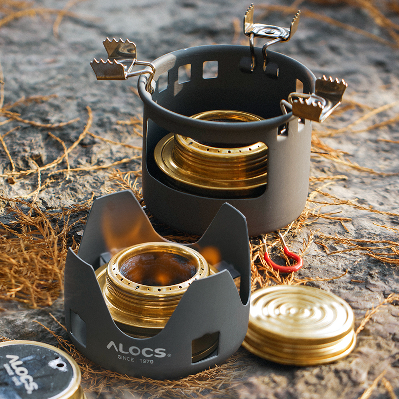 Ailuke alcohol stove outdoor portable hot pot tea making kung fu small tea stove windproof outdoor picnic household mini stove