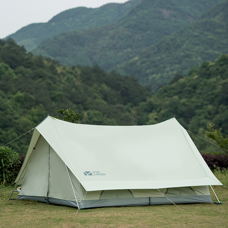 Pastoral Whistle Epoch Outdoor Glamming Family light extravaganza Camping Cotton Fabric Camping Twin Peaks Tent Summer