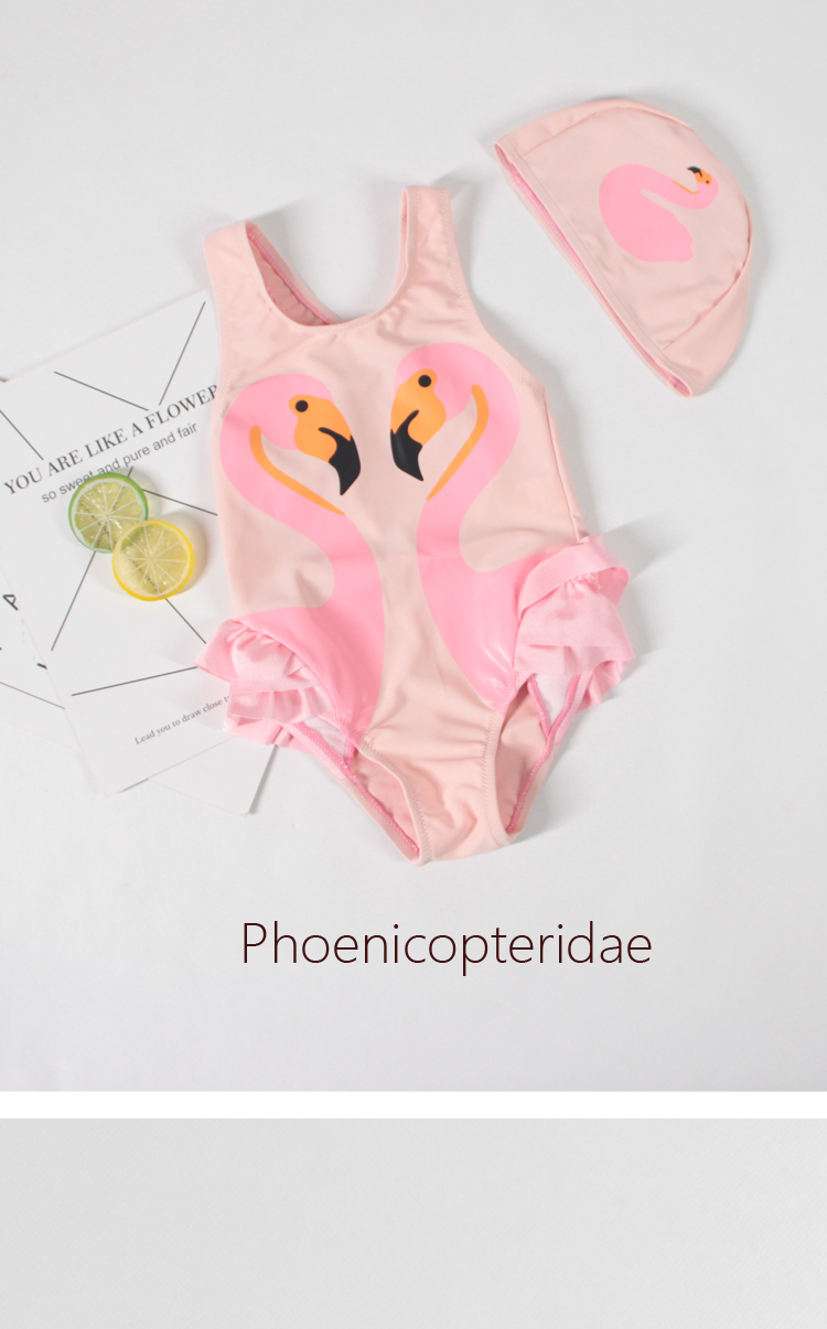 Mùa hè 2019 trẻ em thủy triều quần bơi bé gái dễ thương màu hồng flamingo nữ bé bé áo tắm kỳ nghỉ Xiêm - Bộ đồ bơi của Kid quần bơi trẻ em nam