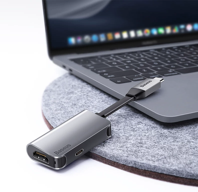 Bộ điều hợp HDMI loại c có giá trị tốt nhất Cáp mạng Apple MacBookpro Bộ chuyển đổi HUB Bộ kê HDMI HDMI điện thoại di động Samsung Huawei TV P20 PRO - USB Aaccessories