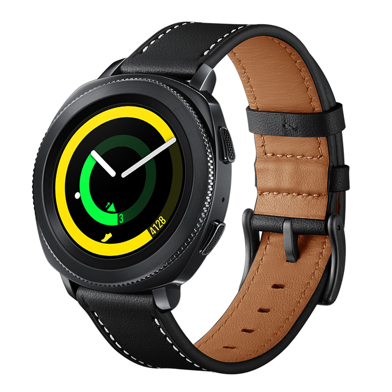 限時優惠 佳明 GarminMove Style/Luxe 錶帶 真皮腕帶 頭層牛皮 20MM 替換腕帶 時尚簡約 商務型手錶帶