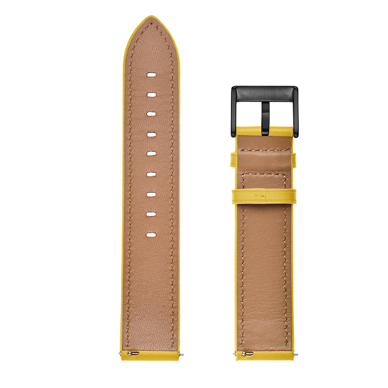 限時優惠 佳明 GarminMove Style/Luxe 錶帶 真皮腕帶 頭層牛皮 20MM 替換腕帶 時尚簡約 商務型手錶帶