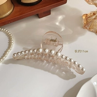 Длинная большая заколка-крабик