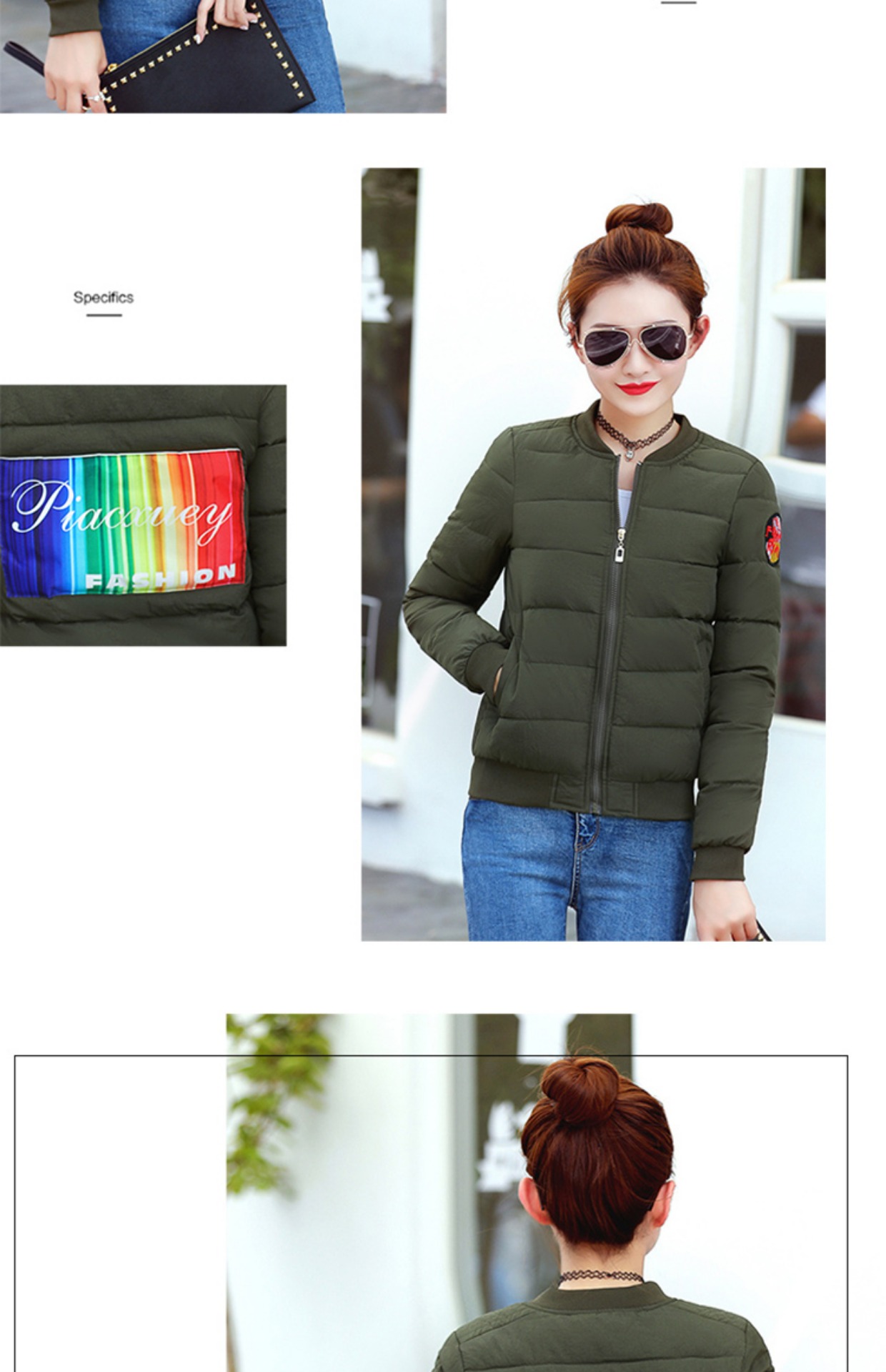 Cotton nữ 2018 áo mới chống bông xuống phụ nữ pad ngắn phần dày bánh mì phục vụ nữ sinh viên Hàn Quốc áo cotton áo phao nữ dáng suông