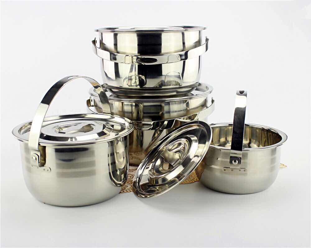 Stainless steel pot family multi-purpose thickened conditioning pot soup cooking porridge portable pot soup pot induction cooker universal pot