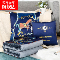 Car pillow quilt dual-purpose office two-in-one three-use multi-purpose plush thick in winter