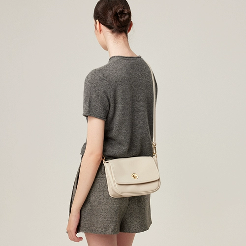 avalea牛皮简约单肩腋下包小号 2024新款复古百搭斜挎包女包 F224