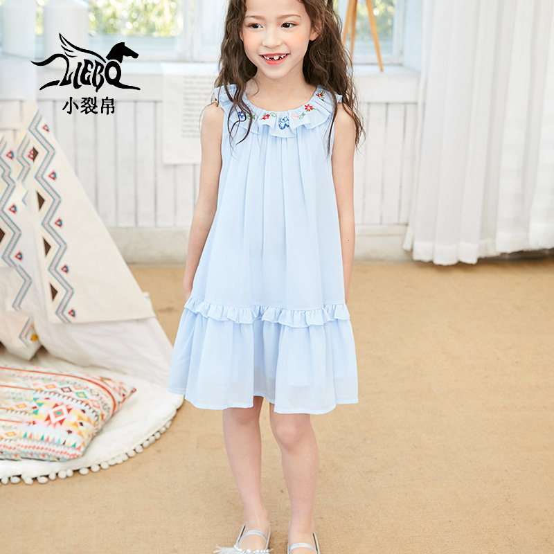 Rift Kids 2019 Fall cô gái mới ăn mặc vòng cổ thay đổi nội dung công chúa siêu ngoại váy 56.180.552.