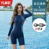 Đồ bơi nữ một mảnh 2024 chuyên nghiệp mới che bụng giảm béo bảo thủ thời trang cỡ lớn áo tắm suối nước nóng đồ bơi nữ đẹp kín đáo bộ đồ bơi nữ 