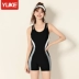 Đồ bơi nữ một mảnh võ sĩ quyền Anh 2024 phong cách mới đua xe bể bơi đặc biệt giảm béo bảo thủ áo tắm suối nước nóng cỡ lớn mặc đồ bơi nữ có cần mặc đồ lót không đồ bơi cho nữ 