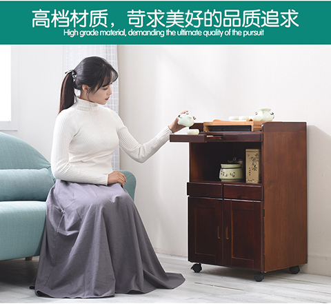 tủ bên bữa ăn tủ bếp tủ gỗ trà tủ lò vi sóng tủ điện tủ tủ tủ lưu trữ - Buồng tủ nhựa trẻ em 5 tầng