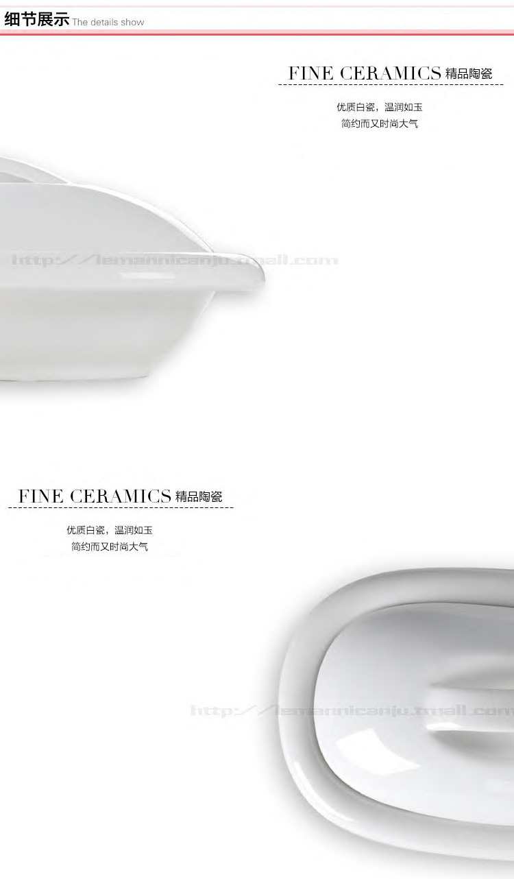Le diffuse, to offer them an edge, egg - shaped wing - white porcelain tableware hotels offer them with the bird 's nest shark' s fin club with cover