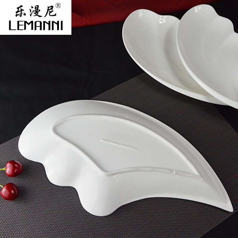 Le diffuse, - the torch disc - hotel hotel western - style food ceramic romantic special - shaped plate cold dish all the small plate