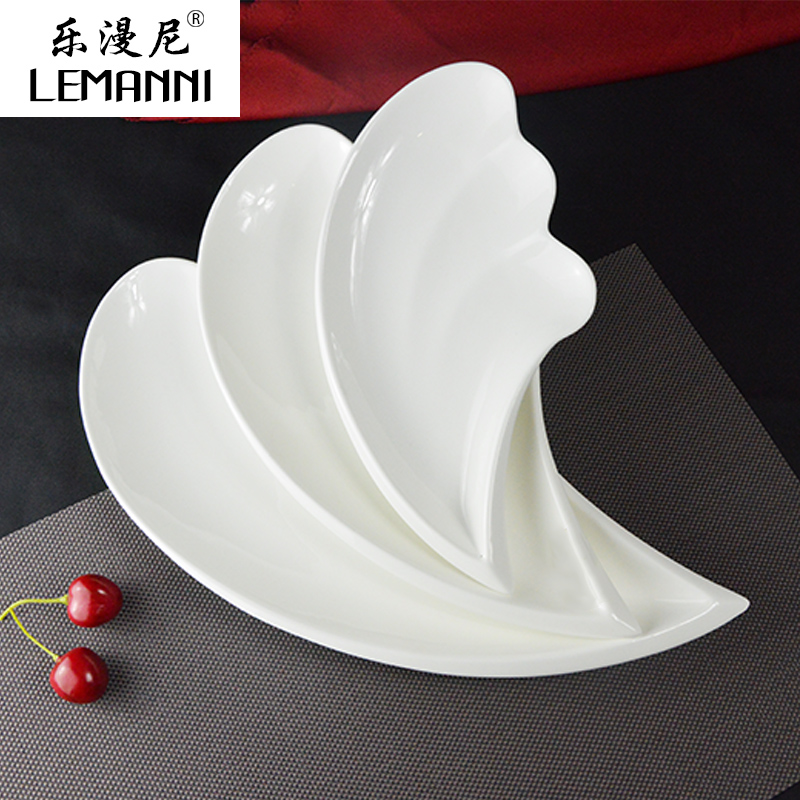 Le diffuse, - the torch disc - hotel hotel western - style food ceramic romantic special - shaped plate cold dish all the small plate