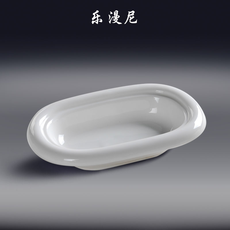 Le diffuse, to offer them an edge, egg - shaped wing - white porcelain tableware hotels offer them with the bird 's nest shark' s fin club with cover
