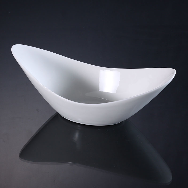 Le diffuse - pointed wing bowl - ceramic Chinese style hotel tableware salad bowl boat bowl of hot and cold dishes