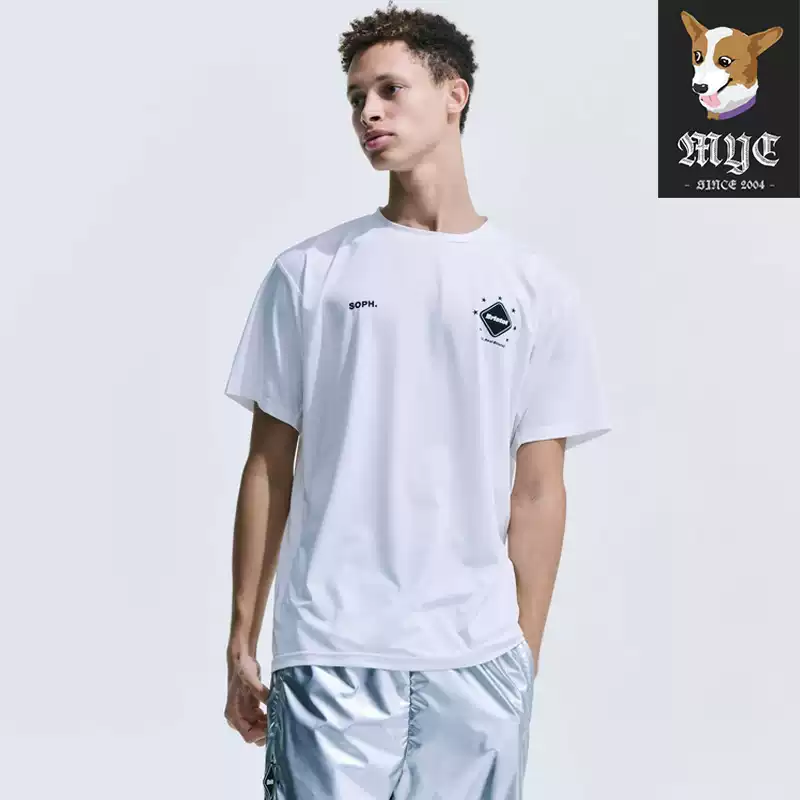FCRB　24aw AUTHENTIC TEAM TOUR S/S TOP F.C.R.B AUTHENTIC TEAM TOUR S/S TOP 简约胸前logo休闲短袖-淘宝
